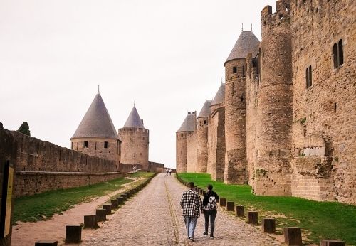 mozaïek Absurd geroosterd brood Carcassonne, château et remparts - Je suis débordée