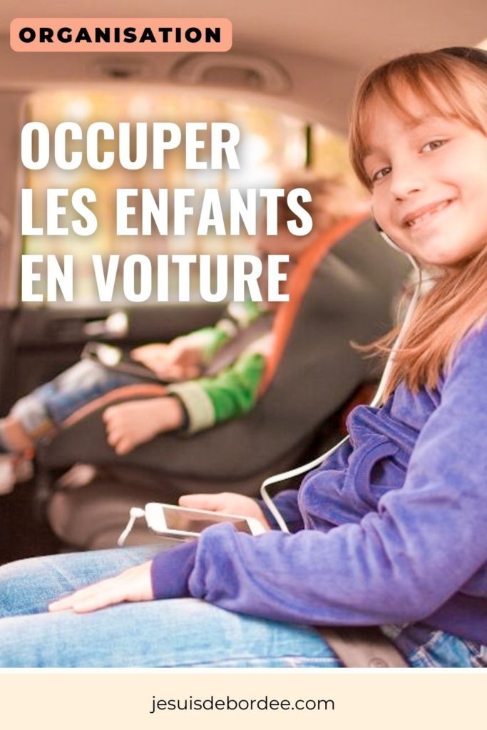 Occuper les enfants en voiture
