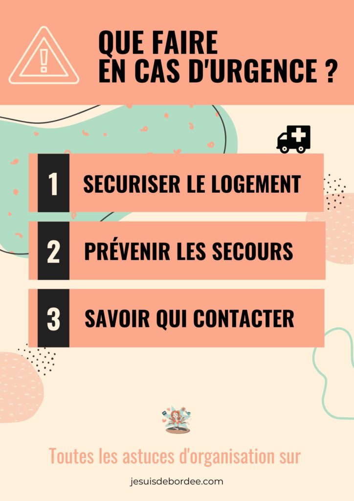 Que faire en cas d'urgence
