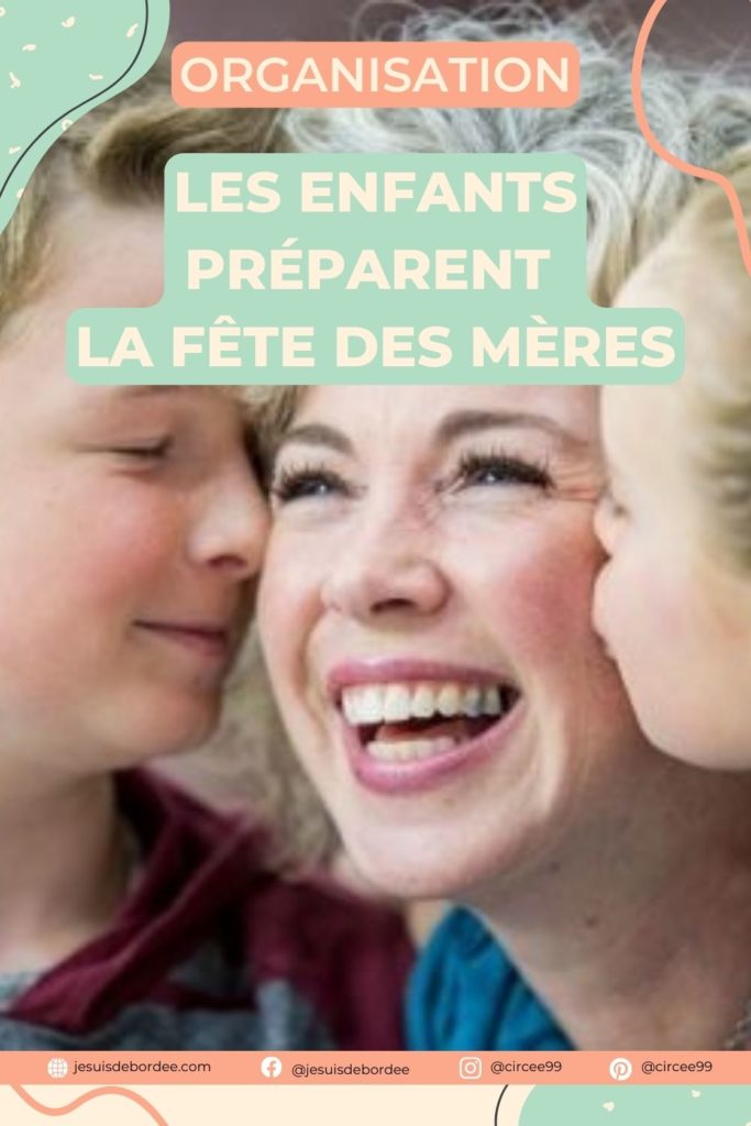 enfants préparent la fête des mères