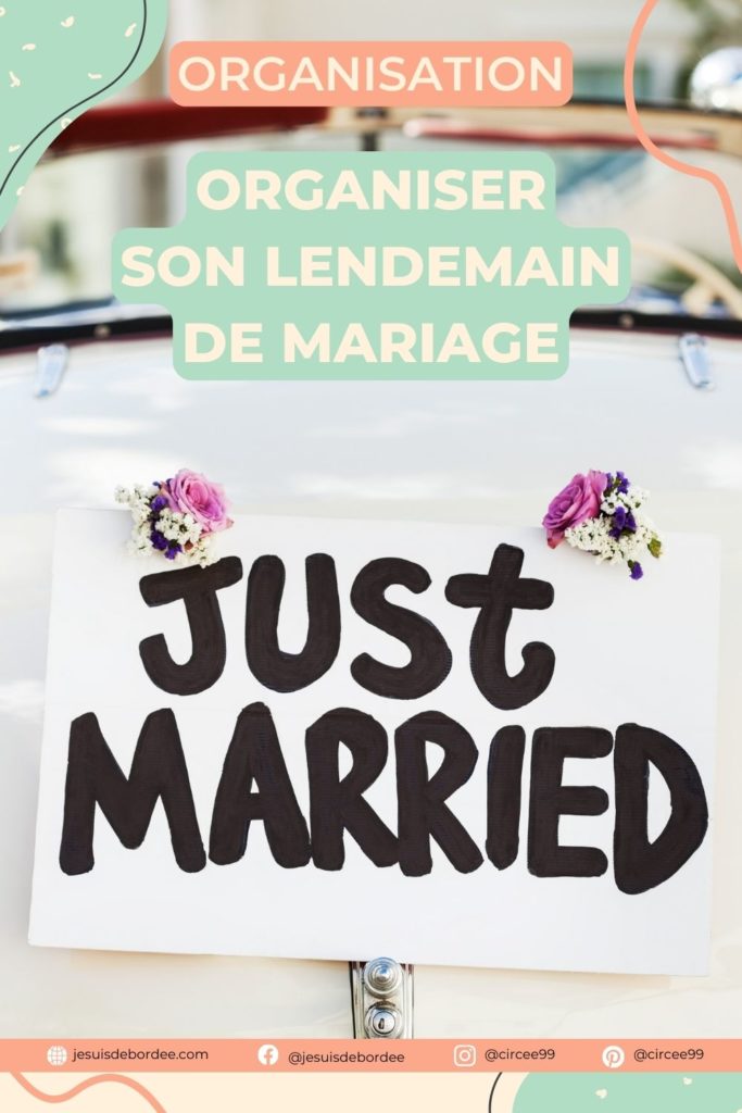 lendemain de mariage