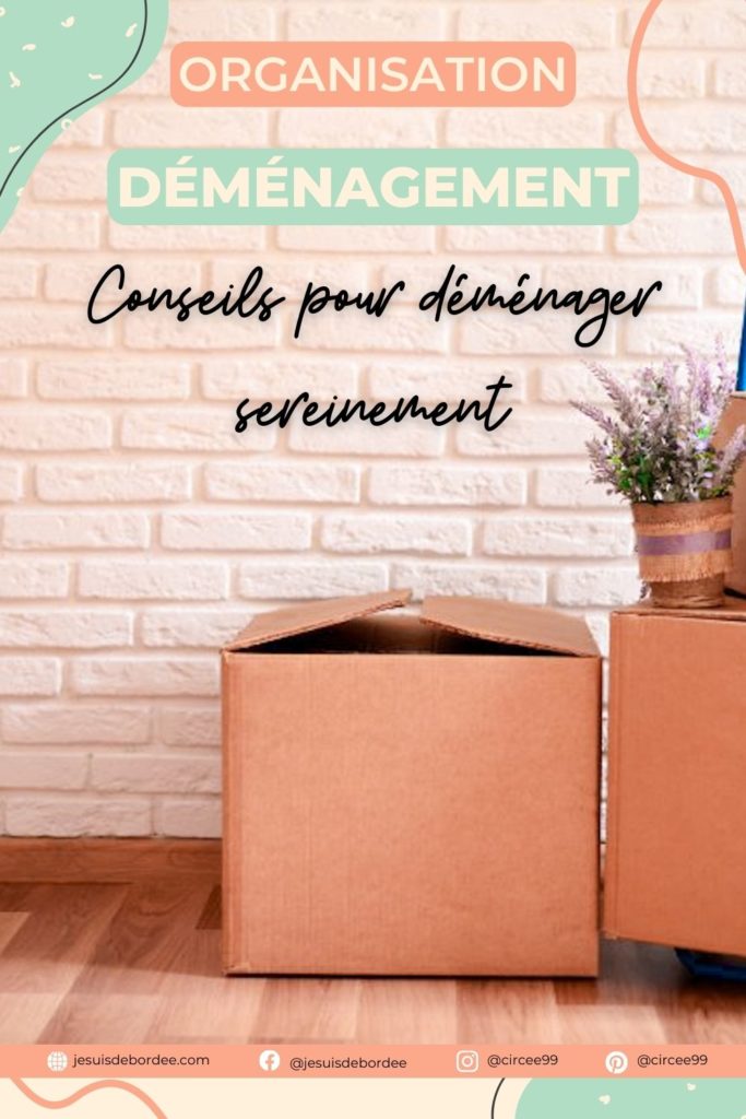 organisation déménagement