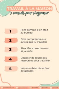 Travail à la maison