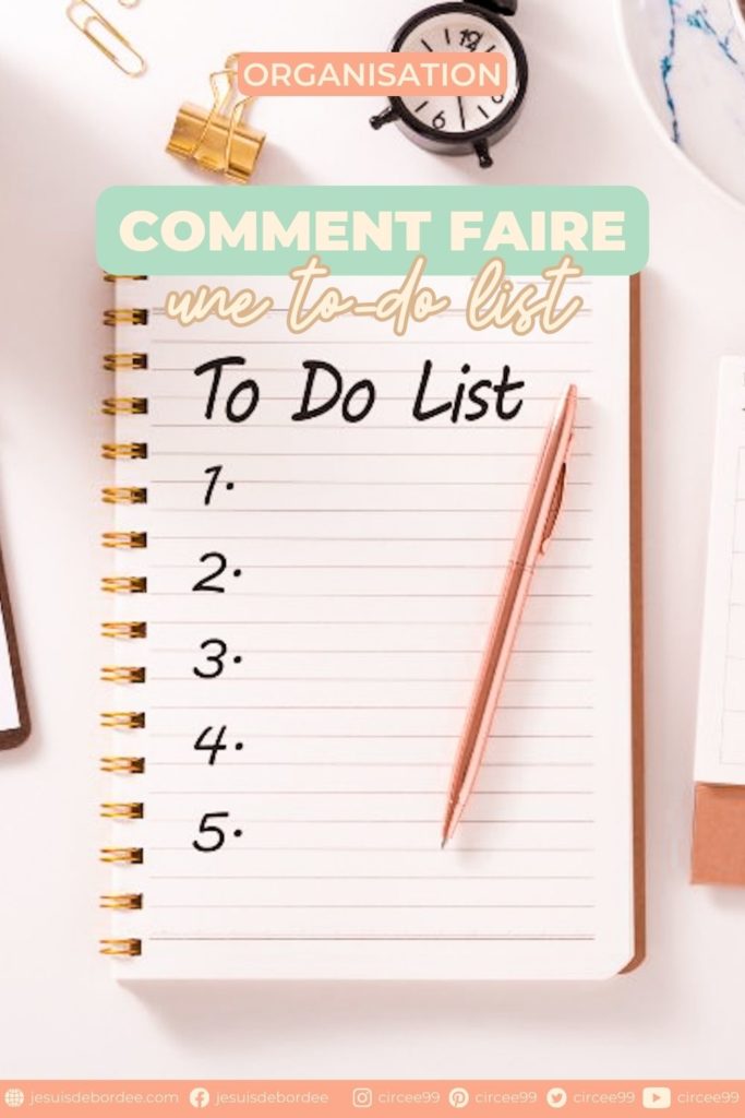 faire une to-do list