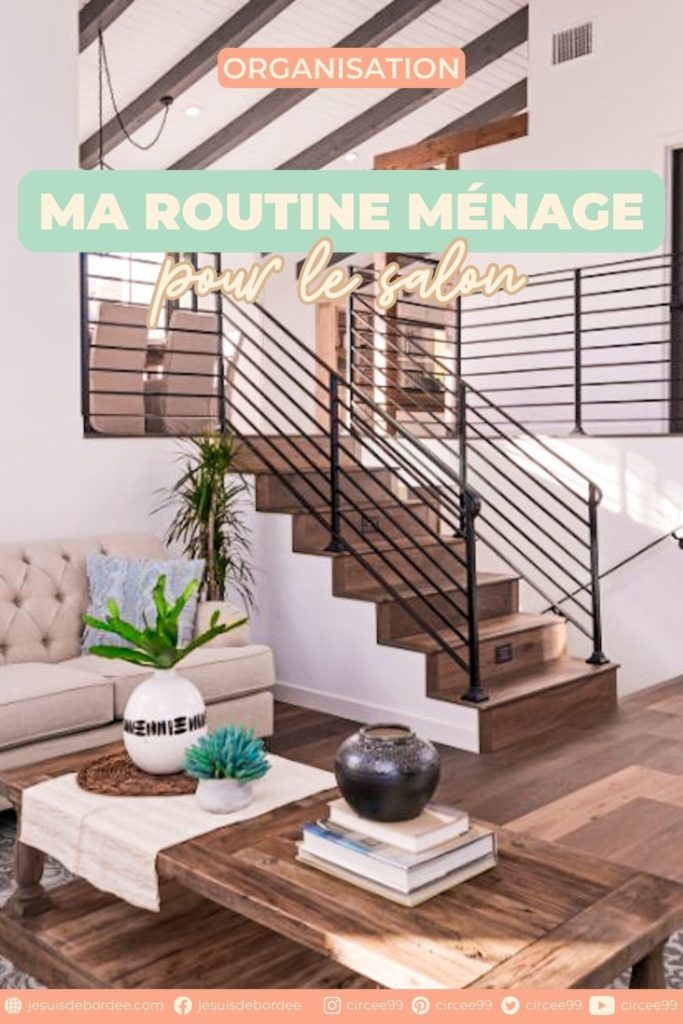 routine ménage salon