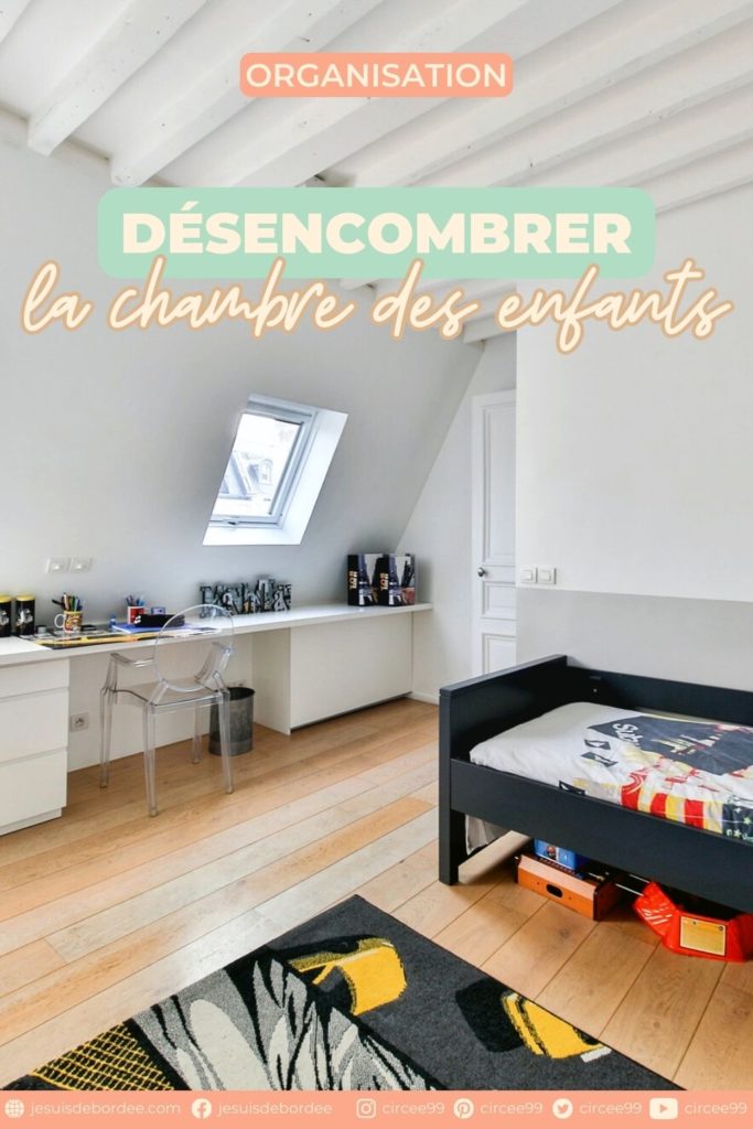 Désencombrer la chambre des enfants