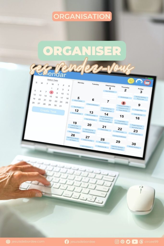 organiser ses rendez-vous