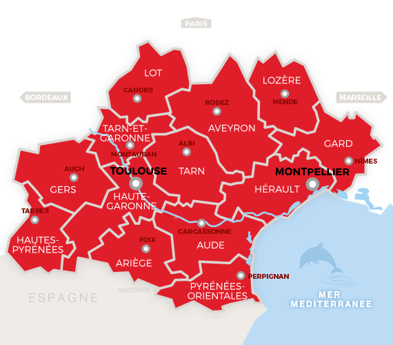 carte occitanie