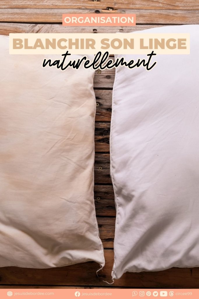 blanchir naturellement linge