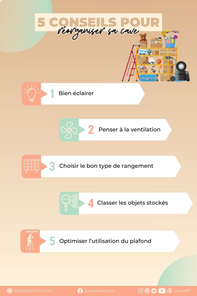 conseils réorganiser sa cave