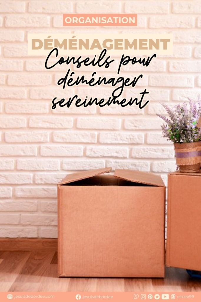 organisation déménagement