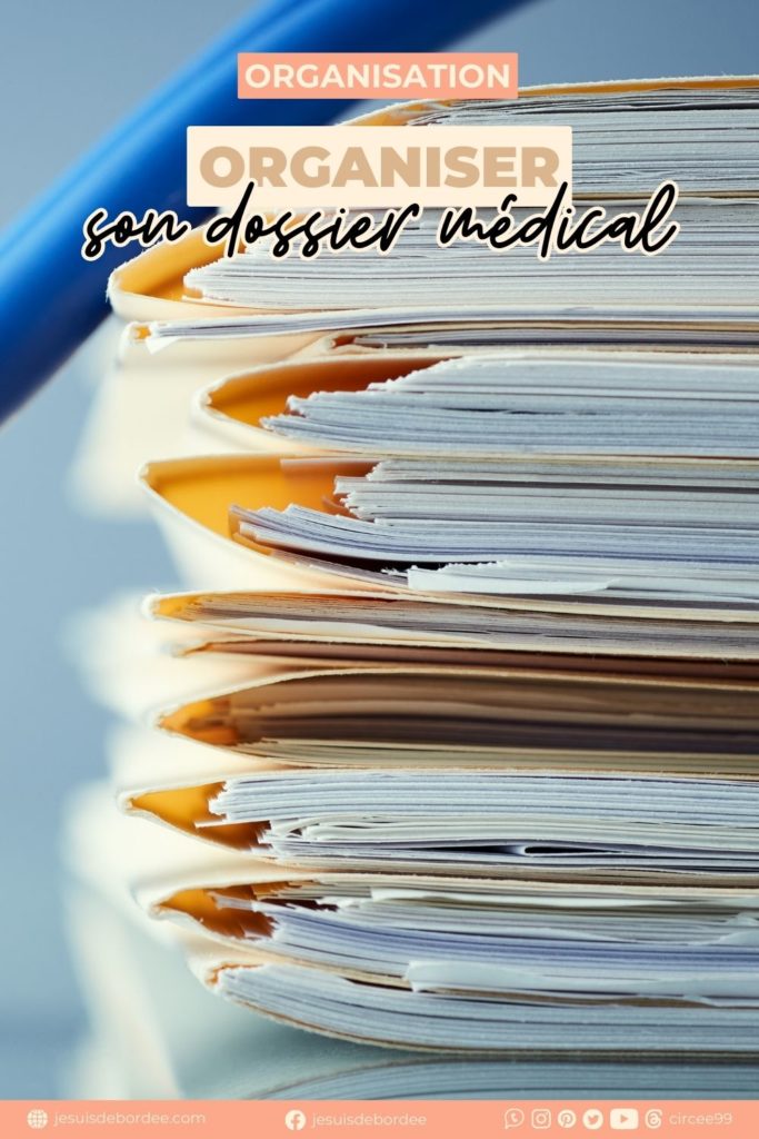 organiser dossier médical