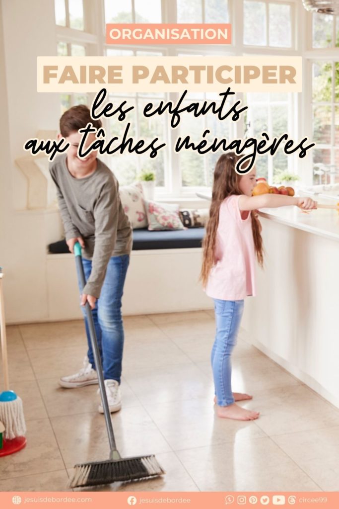 enfants tâches ménagères