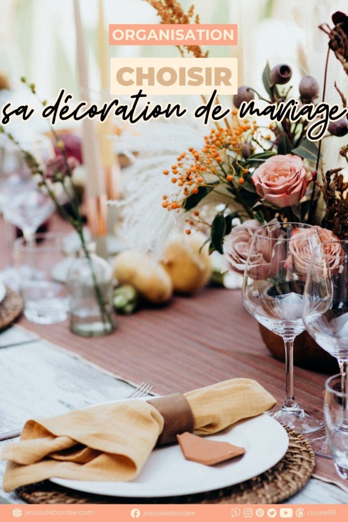 choisir décoration mariage