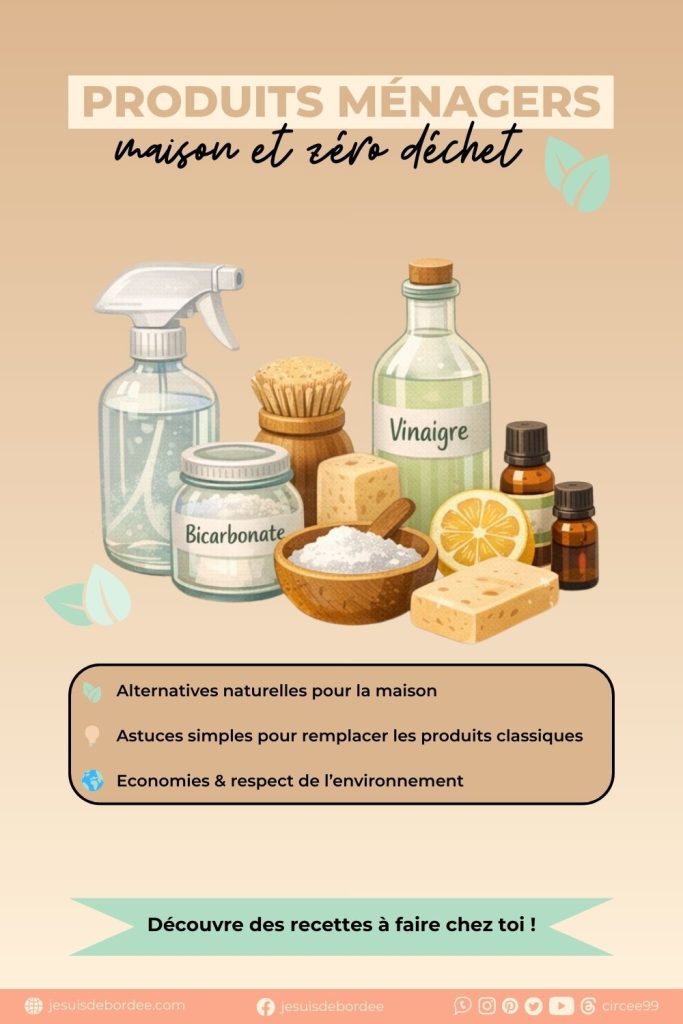produit ménager maison zéro déchet