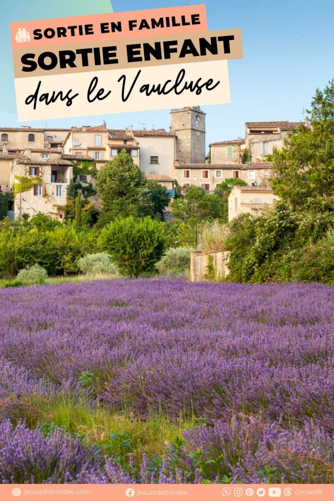 sortie enfant Vaucluse promenade visite famille orange