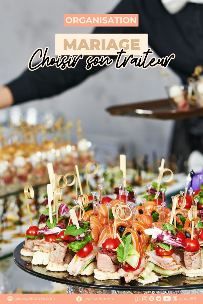  choisir traiteur mariage prestataire organisation