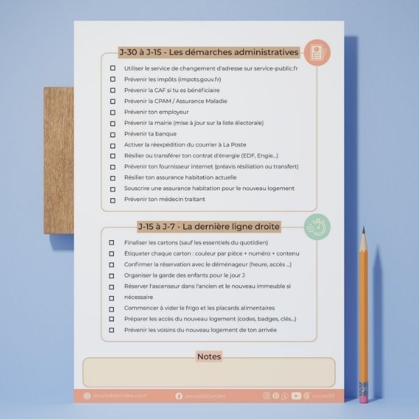 Check list déménagement à imprimer – Image 3