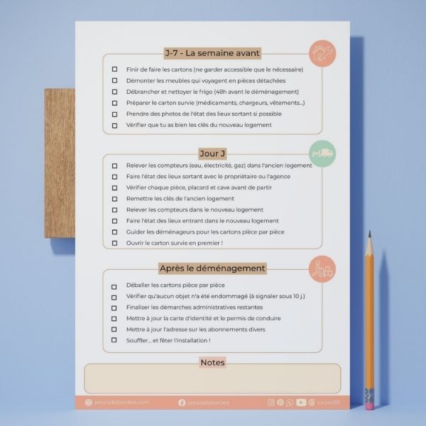 Check list déménagement à imprimer – Image 2