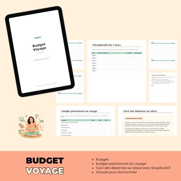 Suivi de budget voyage à imprimer – Image 2